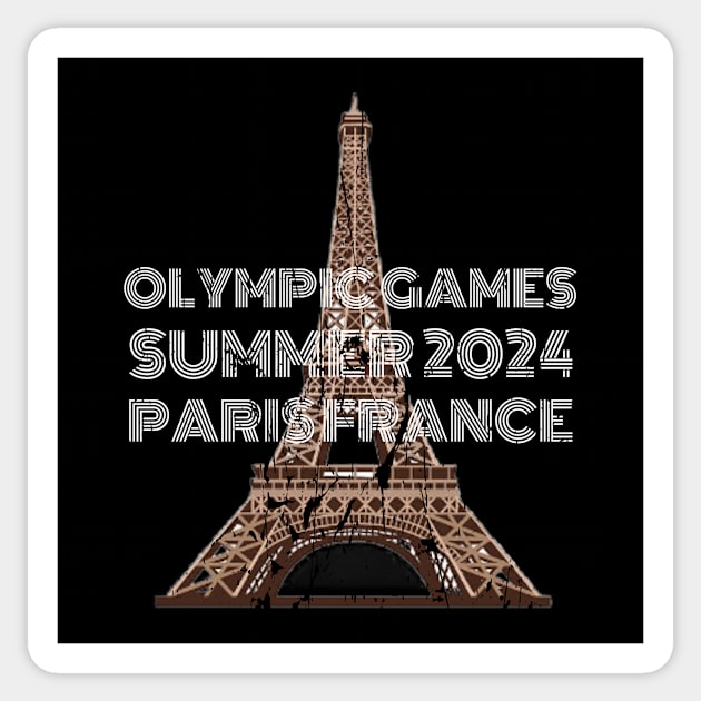 OLYMPIC GAMES PARIS FRANCE 2024 Sticker by Cult Classics